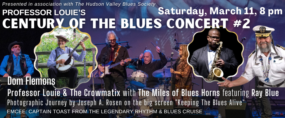 slide Professor Louie’s Century of The Blues Concert (960 × 397 px)